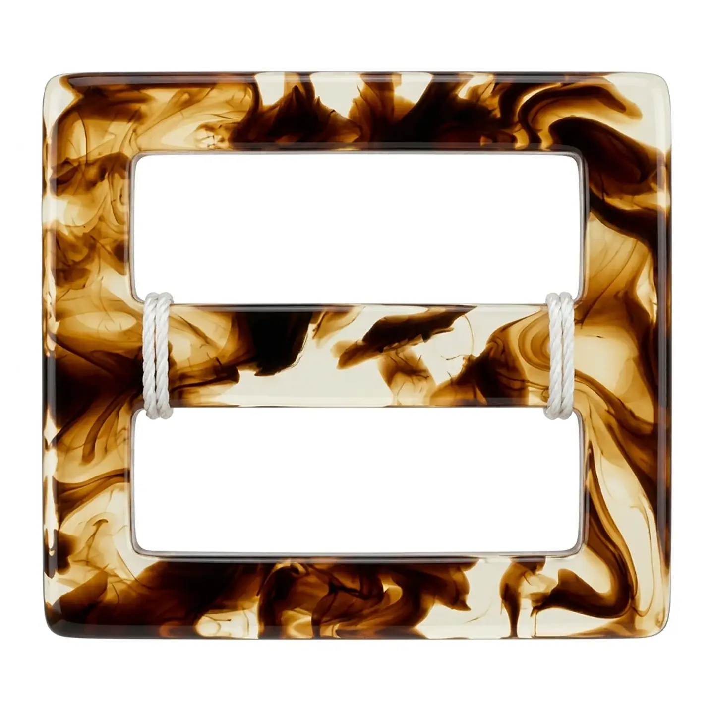 Hebilla de Poliéster Moldeado #26 Paso Interior 3,5cm 5x3,7cm 1