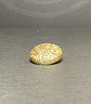 Botón Metalizado Dorado de Poliéster Fantasía en Sets de 10 Unidades - Miniatura 2