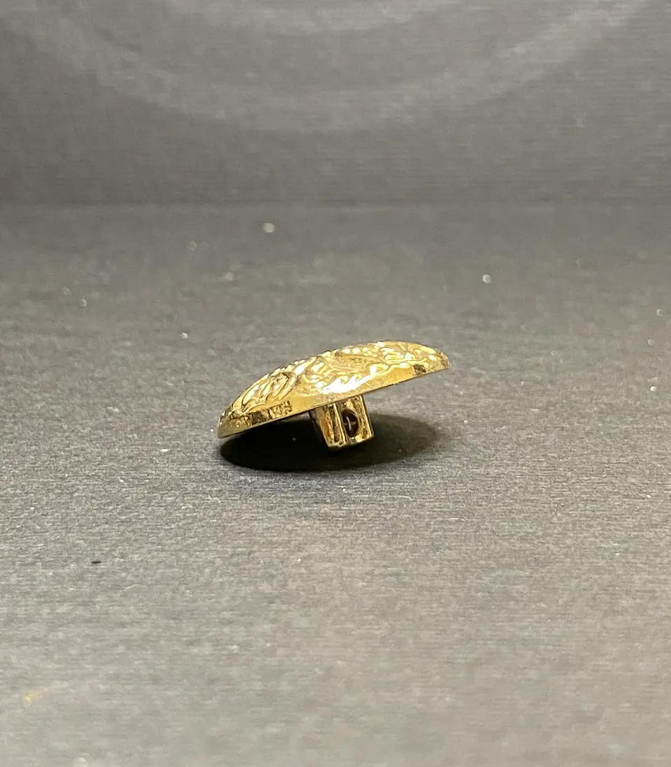 Botón Metalizado Dorado de Poliéster Fantasía en Sets de 10 Unidades 4