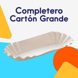 Canoa Cartón XL (100 Unidades)