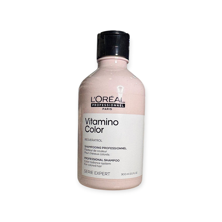Loreal Shampoo Cabello Tinturado Vitamino Color 300 ml 1