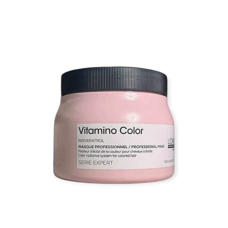 Loreal Mascarilla Para Cabello Tinturado Vitamiano Color 500 ml 1