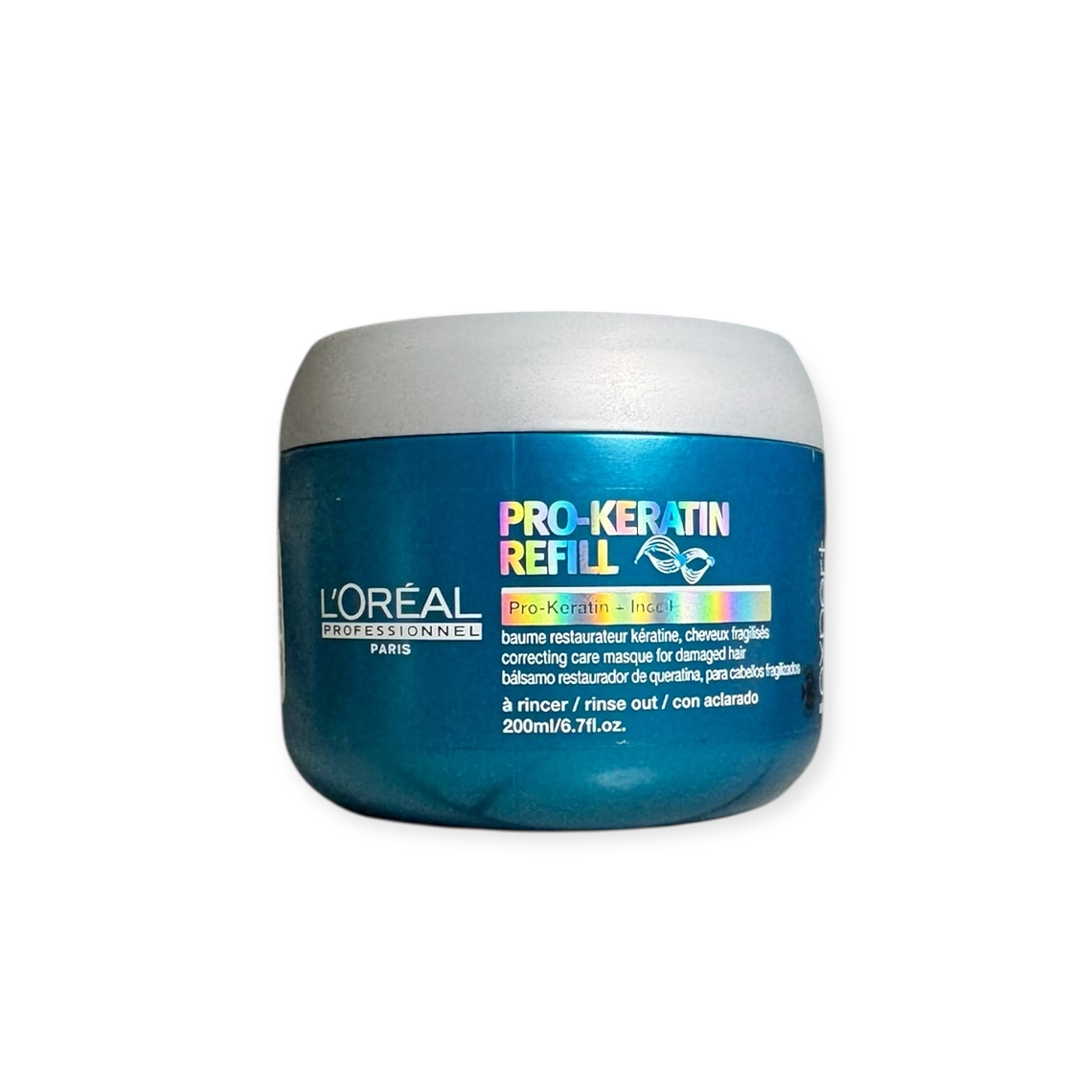 Loreal Mascarilla Restauradora de Cabellos Frágiles Pro-Keratin 200 ml   1