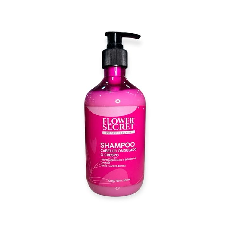 Flower Secret Shampoo Cabello Ondulado o Crespo 500 ml 1