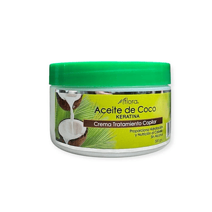 Mflora Crema tratamiento Aceite de Coco Keratina 300 ml 