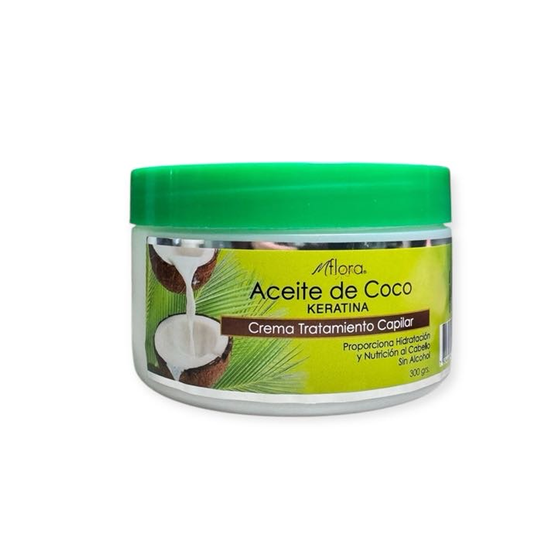 Mflora Crema tratamiento Aceite de Coco Keratina 300 ml  1