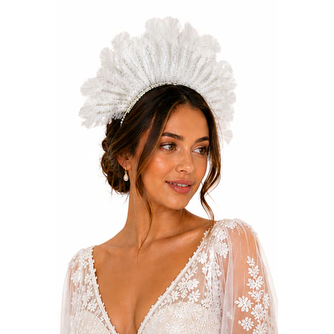 Corona Atenea Plumas