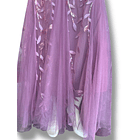 Vestido rosado lentejuelas corte sirena 4