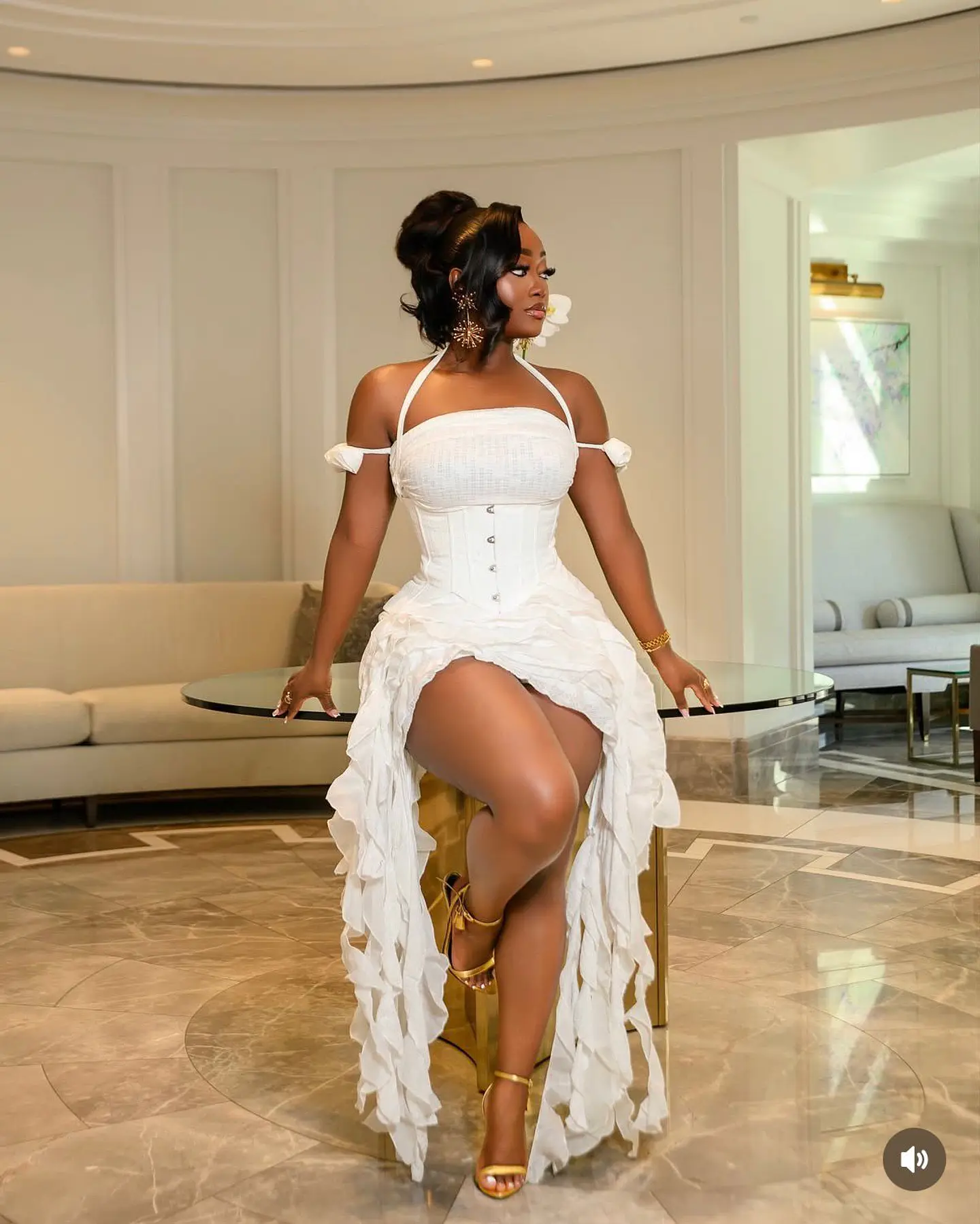 Lorenza Mini Skirt White 2