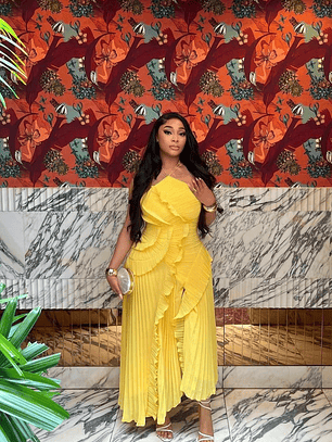 Vestido Diva- Yellow