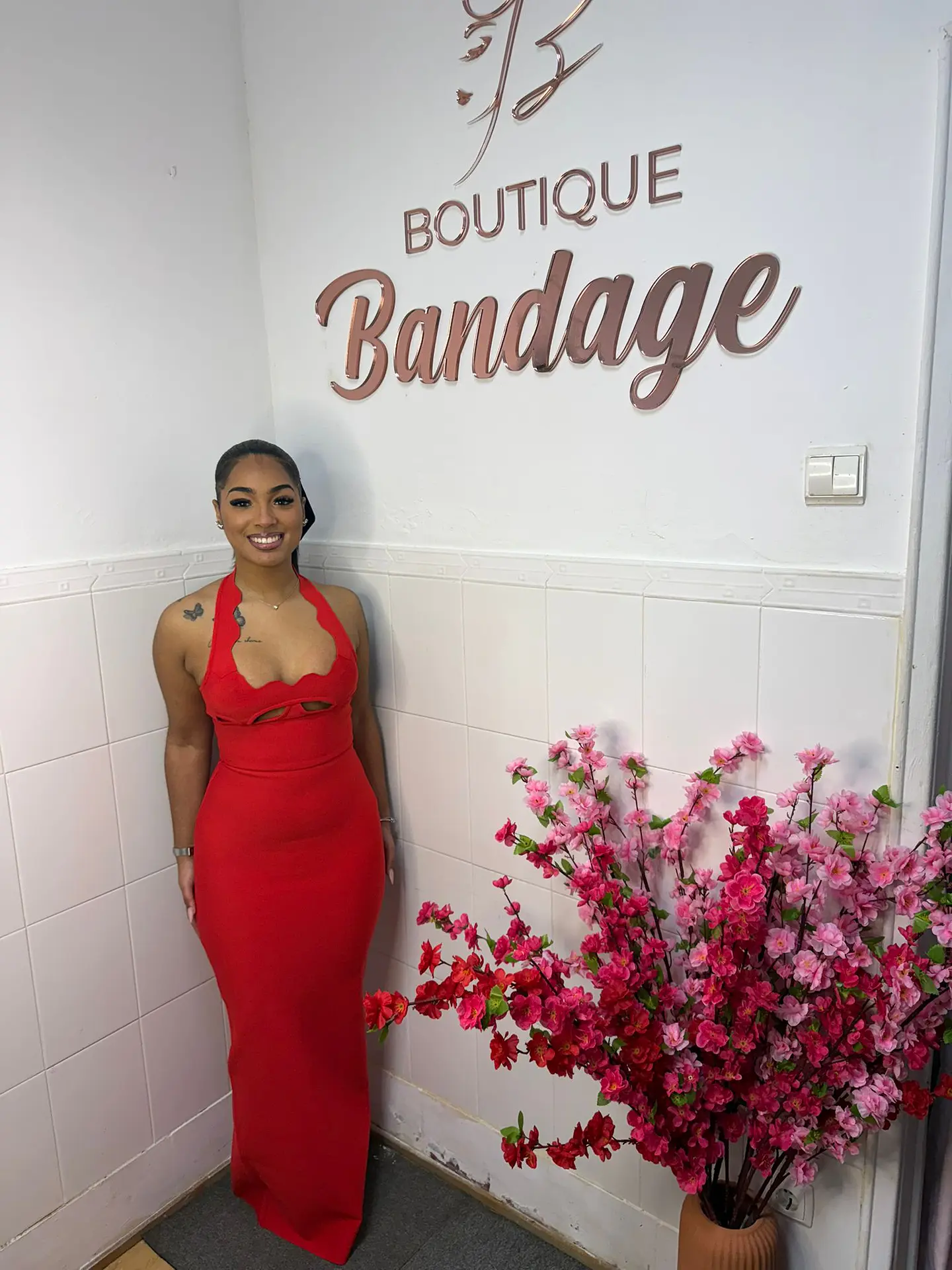 Isadora Maxi Dress Red 1