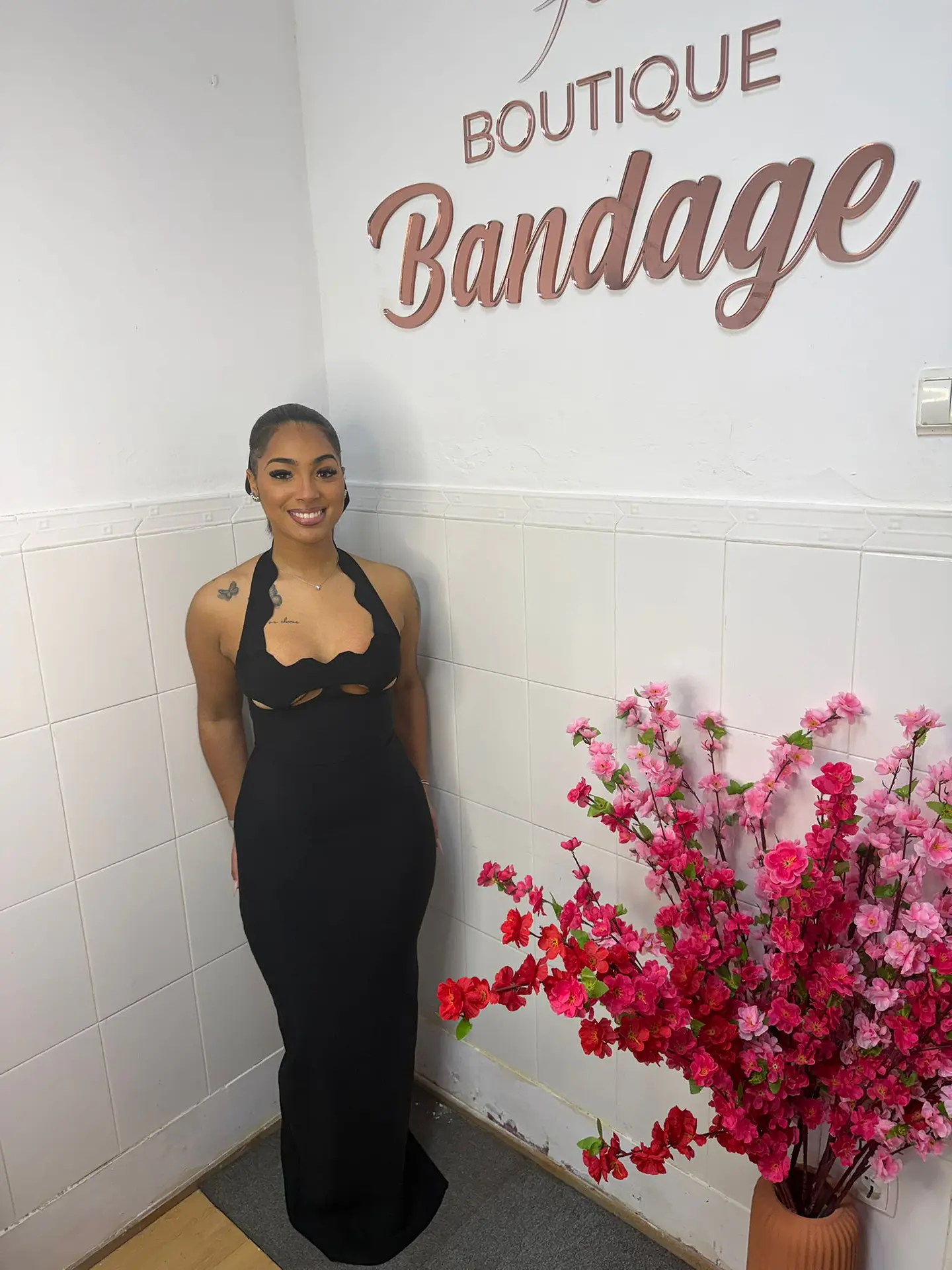 Isadora Maxi Dress Black 1