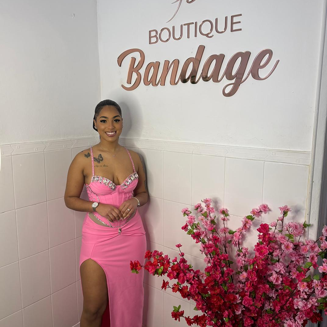 Vestido Bandage Elin - Rosa 1