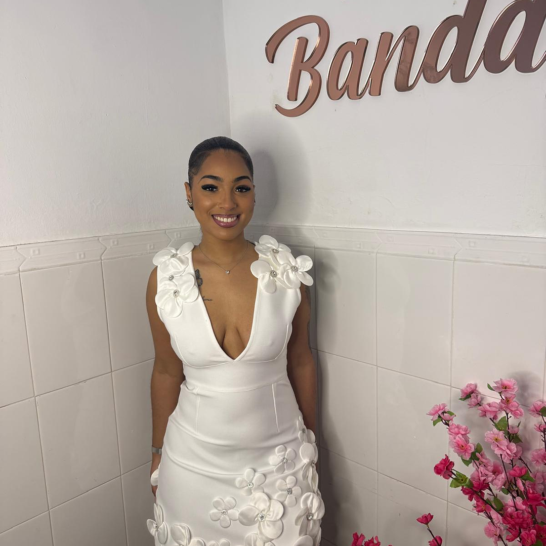 Vestido Bandage Florrie - Branco 1