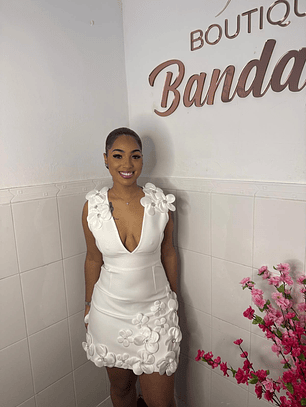 Vestido Bandage Florrie - Branco