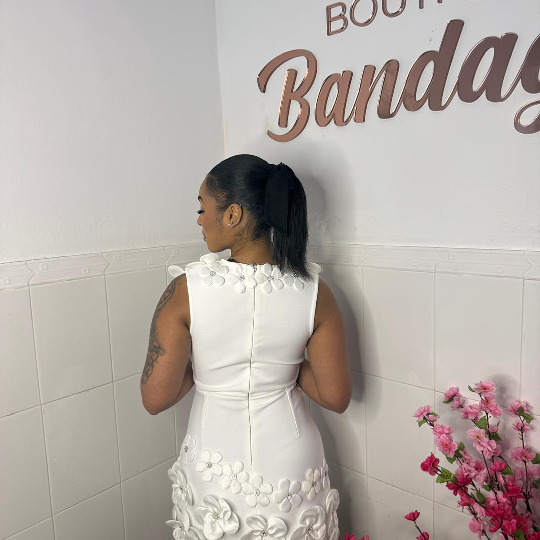 Vestido Bandage Florrie - Branco 2