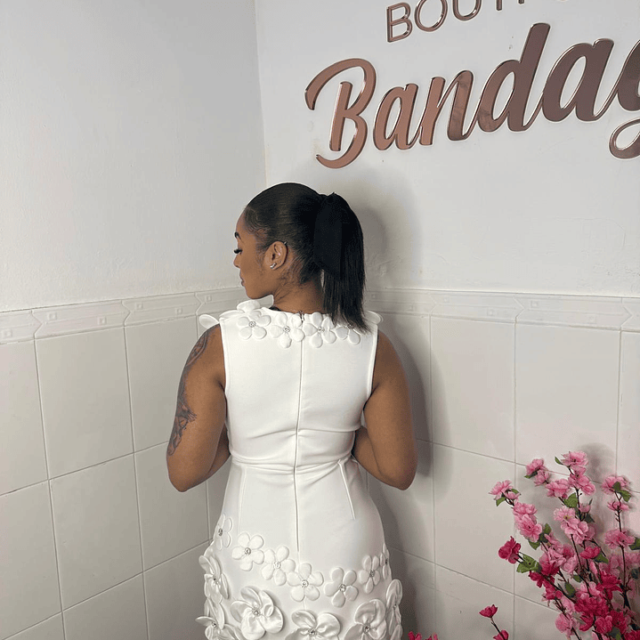 Vestido Bandage Florrie - Branco 2