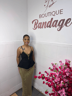 Conjunto Bandage Gold