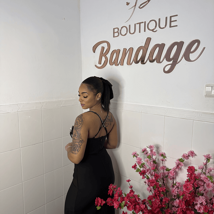 Vestido Bandage Elin - Preto 2