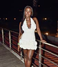 Ivory Mini Dress White - Thumbnail 1