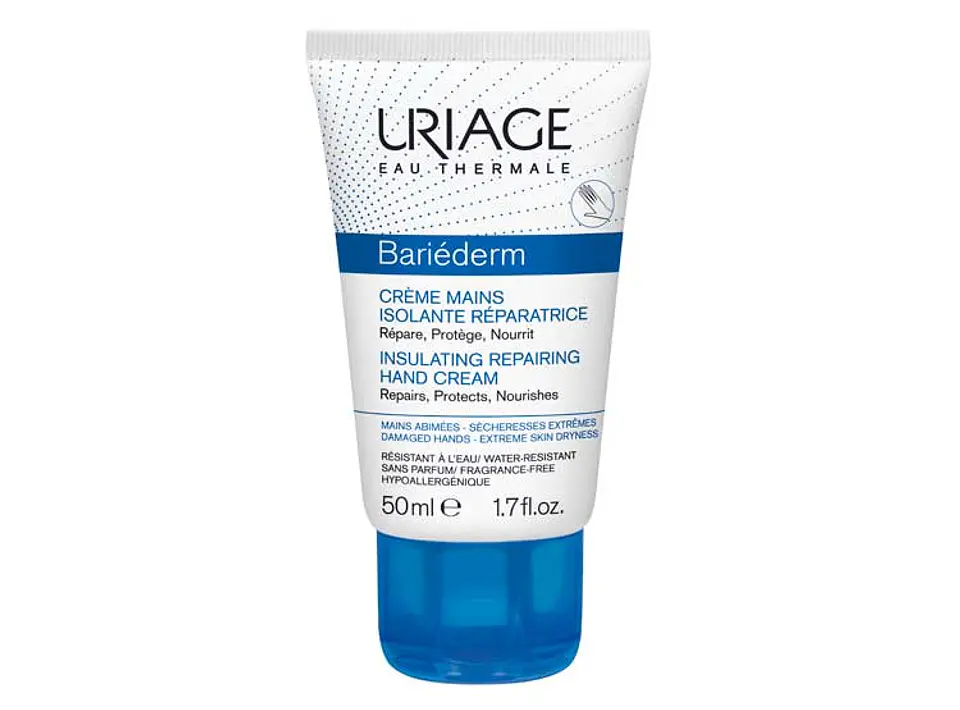Bariéderm CICA Crema de Manos Uriage – Reparación Intensiva de Manos Secas y Dañadas 1