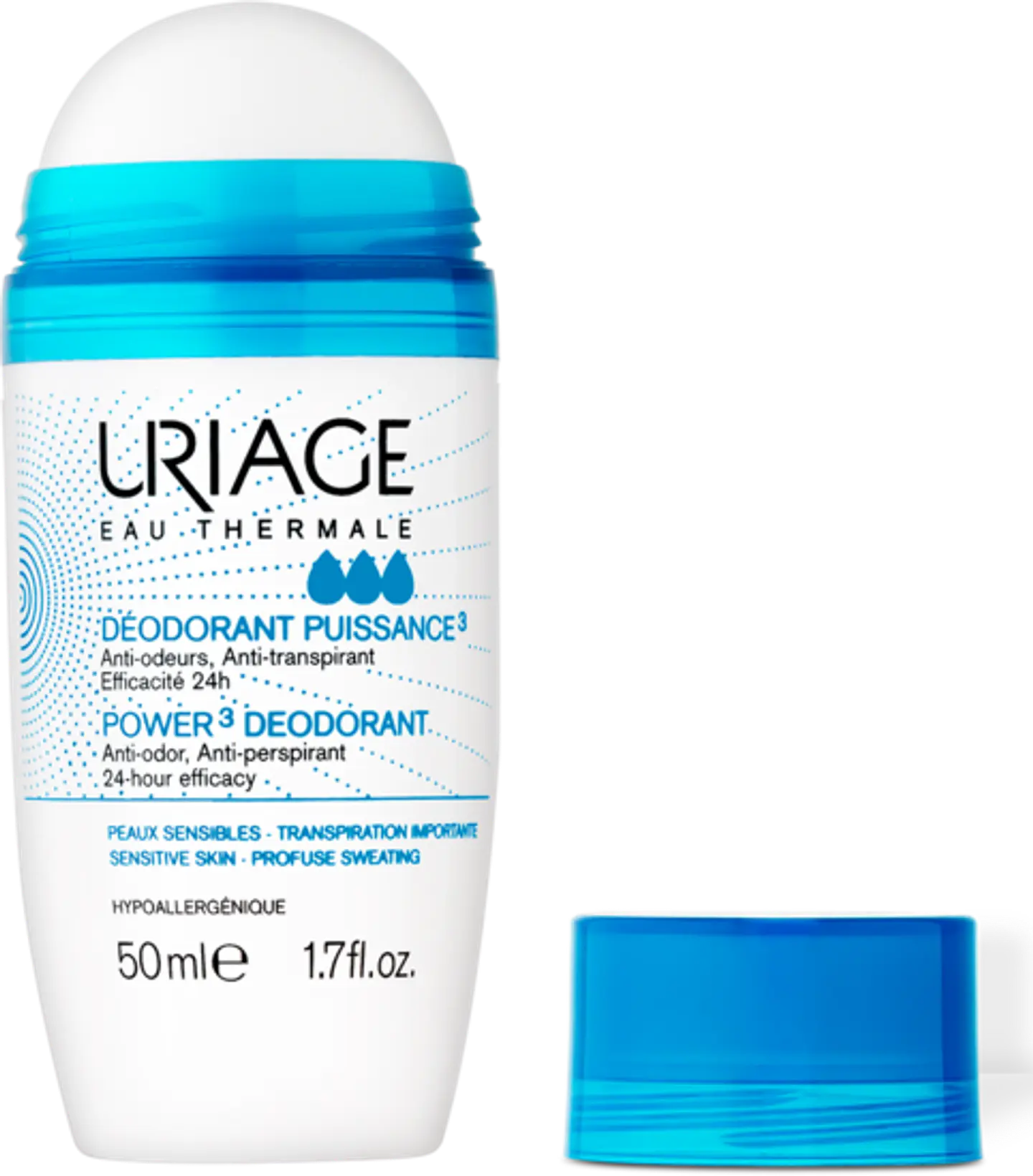 Desodorante Uriage Puissance 3 – Control de Sudor y Olor con Alta Tolerancia 1