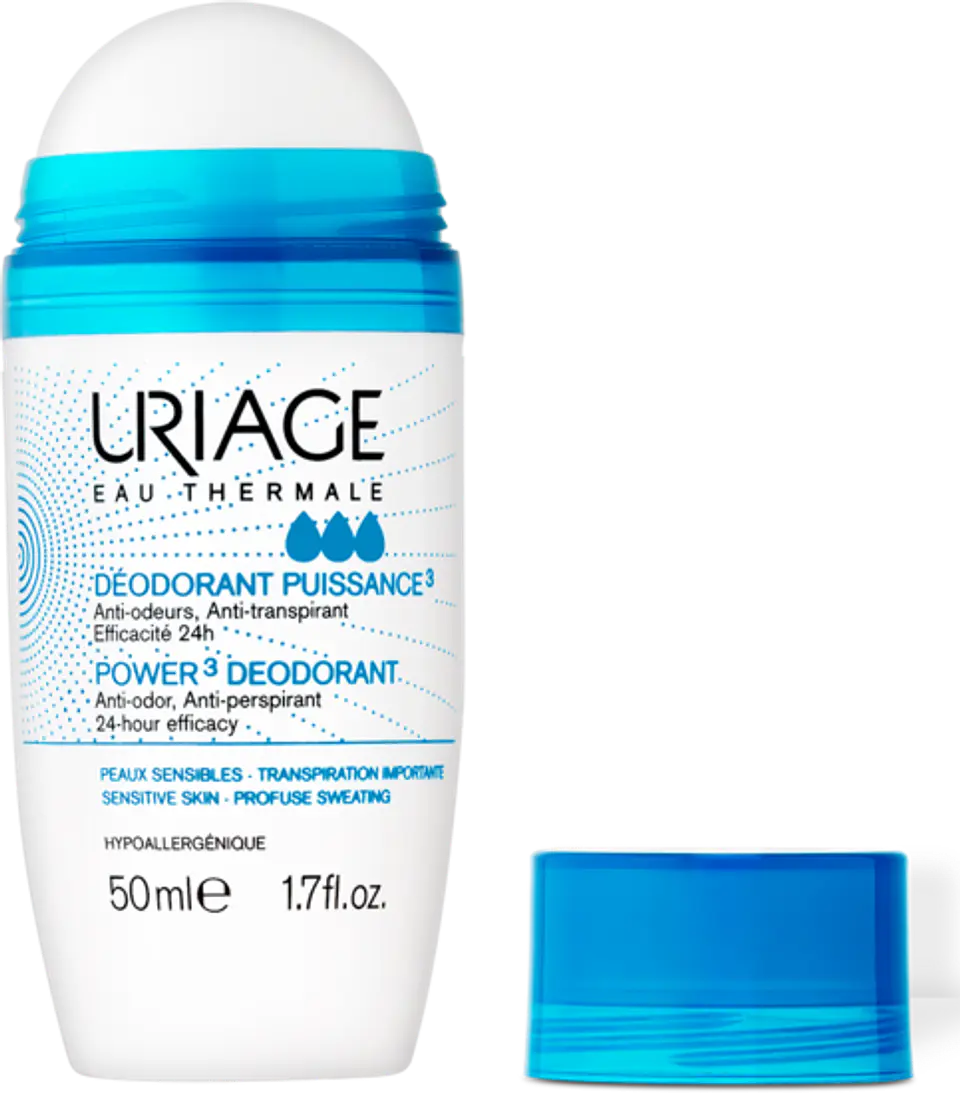 Desodorante Uriage Puissance 3 – Control de Sudor y Olor con Alta Tolerancia 1