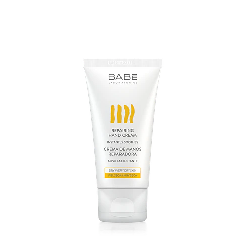 Crema De Manos Reparadora Babe  ¿Tus manos están secas, agrietadas o expuestas a agresiones externas?