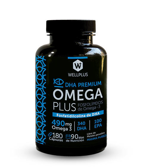 Omega Plus 490 Mg 180 Cáp ¿Notas que tu memoria, concentración o energía no son las mismas?