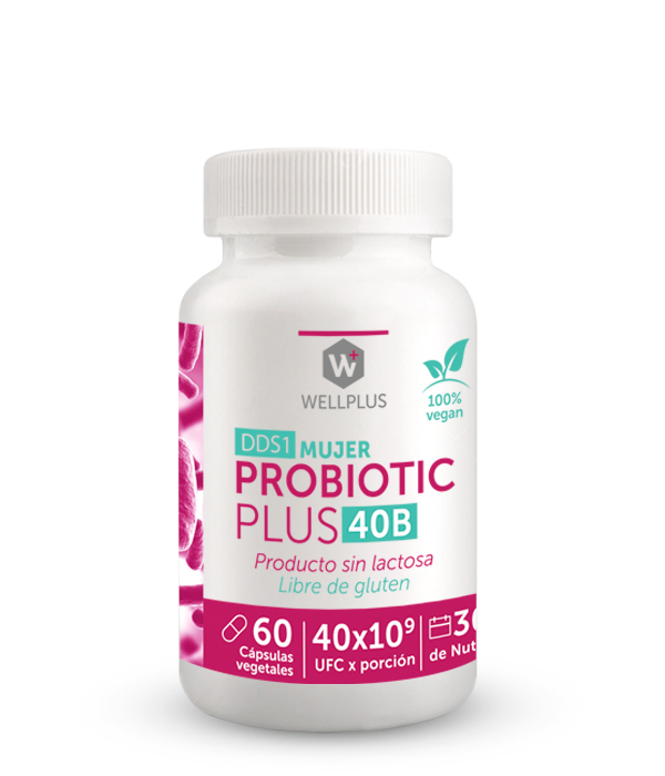 PROBIOTIC PLUS 40B MUJER 60 CAP WELLPLUS
