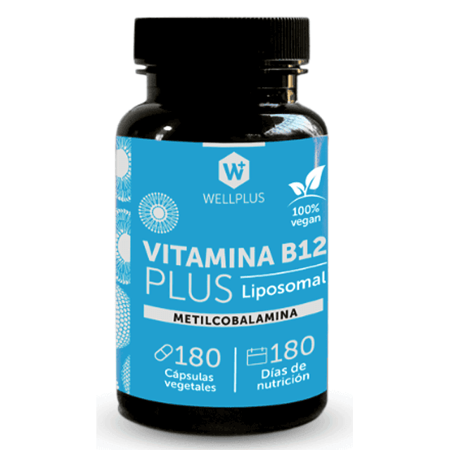 Vitamina B12 Plus Liposomal 180 Cápsulas