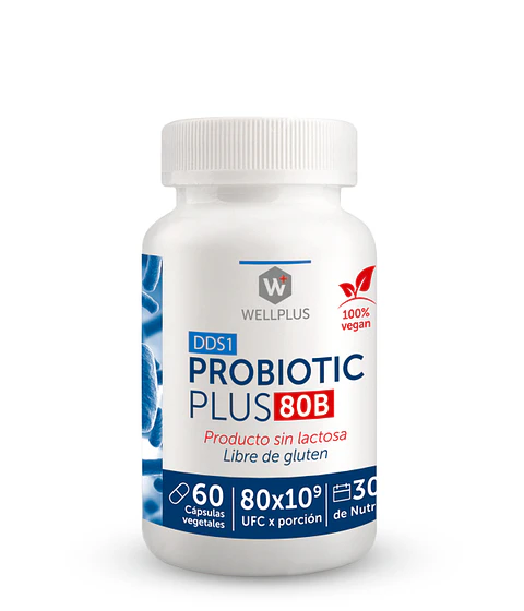 Probiotic Plus 80B 60 Cáp ¿Tu sistema digestivo y defensas necesitan un refuerzo integral?