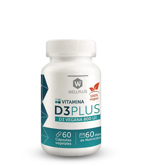 D3 Plus Vegana 60 Cáp ¿Sabías que la vitamina D juega un papel clave en la salud de tu piel?
