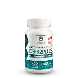 Vitamina D3 + K2 Plus 60 Capsulas