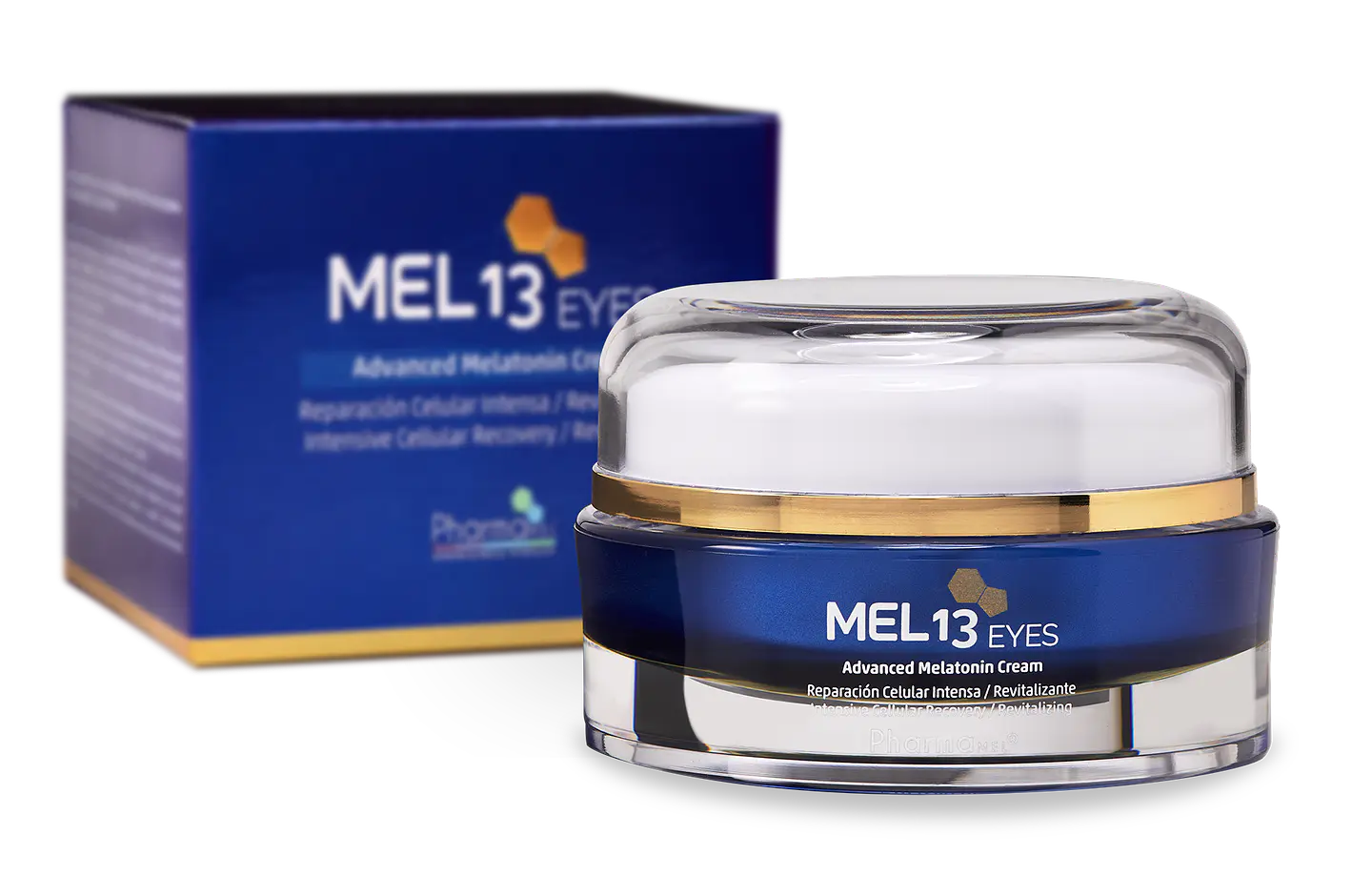 MEL 13 Eyes Advanced Melatonin Cream ¿Te gustaría reducir la apariencia de las bolsas y ojeras bajo tus ojos para tener una mirada más descansada y fresca? 1