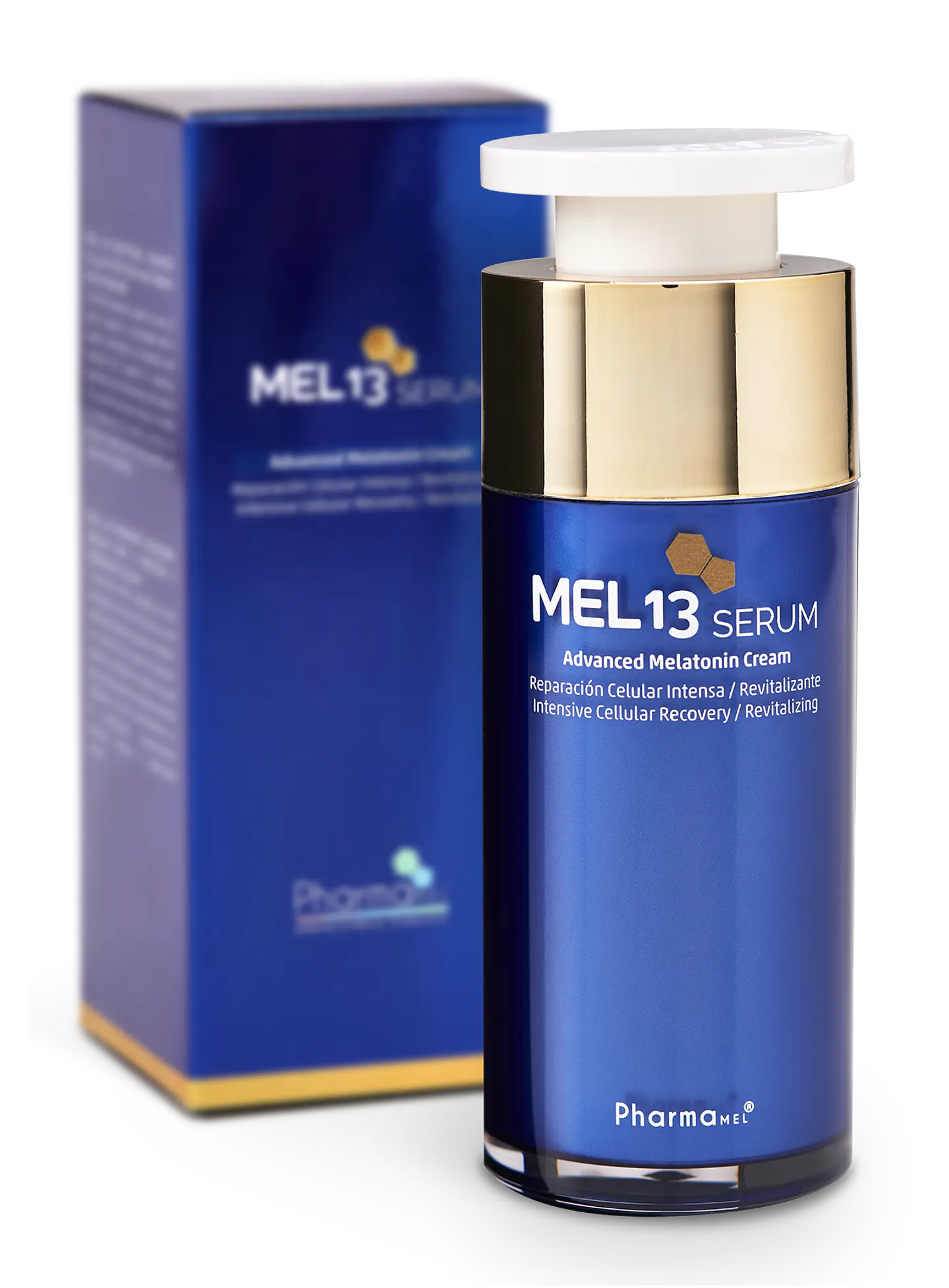 MEL 13 Serum Advanced Melatonin  ¿Estás notando los primeros signos de envejecimiento en tu piel, como arrugas, pérdida de firmeza o manchas?  1