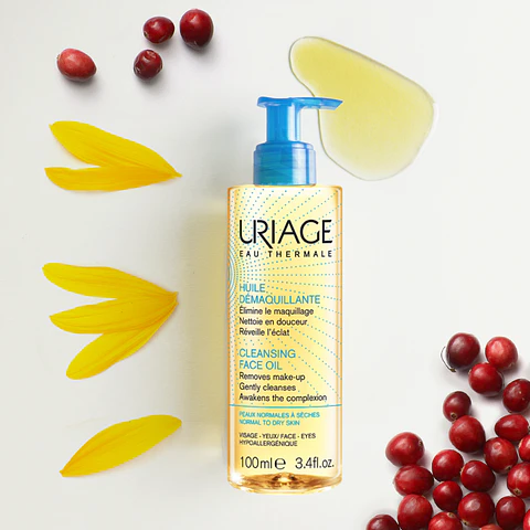 Aceite Desmaquillante Uriage | Limpieza Facial para Maquillaje Waterproof 