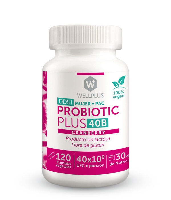 WELL PLUS PROBIOTIC PLUS 40B CRANBERRY 120 CAP