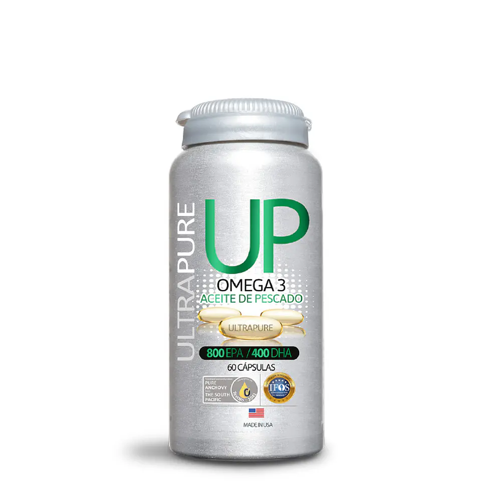 Omega UP UltraPure (60 Cápsulas) ¿Estás buscando un suplemento que respalde tu salud cardiovascular y cerebral? 1
