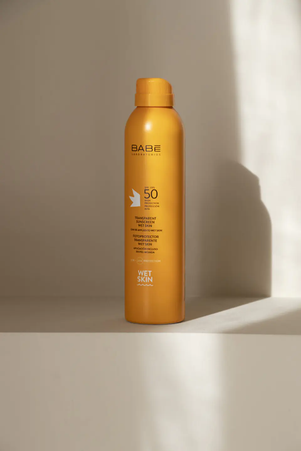 Fotoprotector Transparente Wet Skin SPF 50  BABE vencimiento 7/26 2