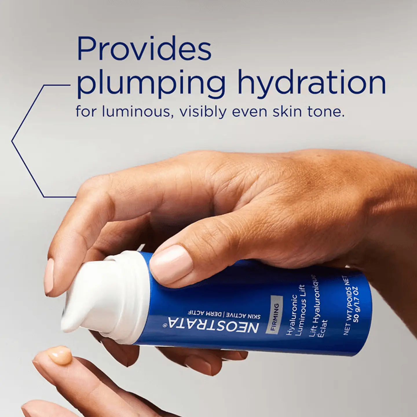 Skin Active Hyaluronic Luminous Lift ¿Notas que tu piel se ve opaca, con líneas finas o falta de firmeza? 3