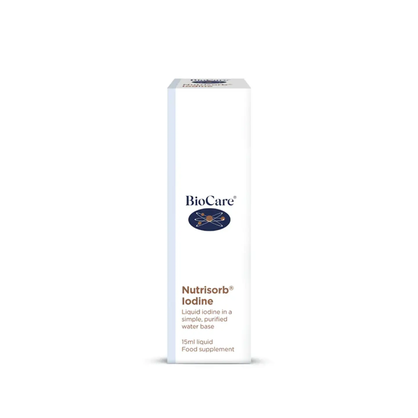 Nutrisorb Yodo Líquido Biocare – Yodo en Gotas Alta Absorción para Metabolismo y Equilibrio Hormonal 15 ml 3