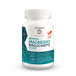 Magnesio Bisglicinato Pure 120 cápsulas
