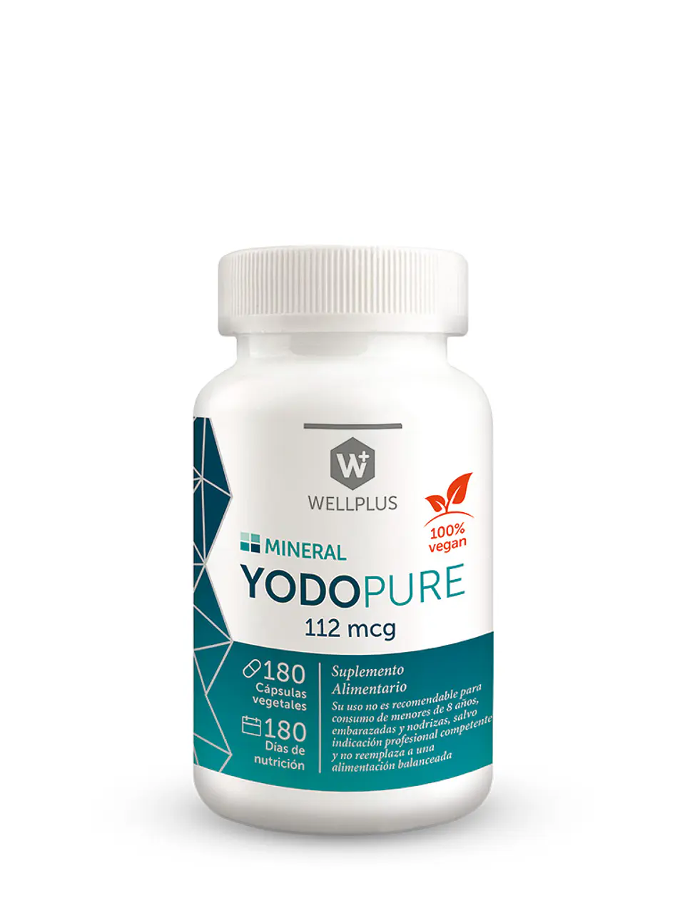 YodoPure Wellplus – Yodo Natural de Kelp Noruego 112 mcg 180 cápsulas Boutique de Piel 1