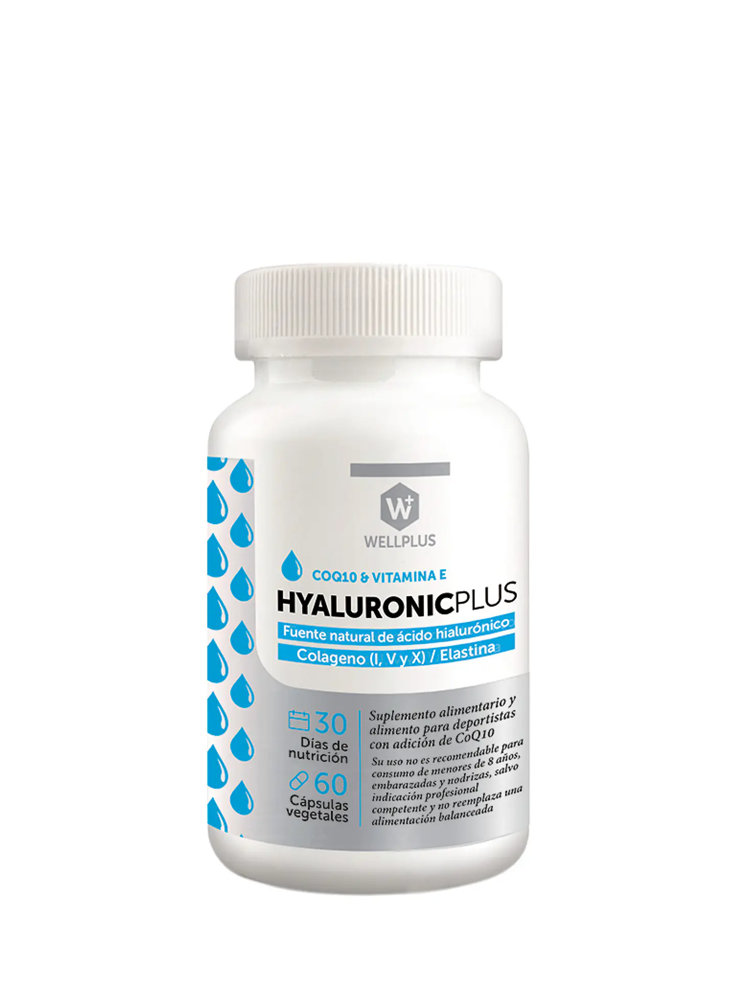 Hyaluronic Plus Wellplus – Ácido Hialurónico Natural, CoQ10 y Vitamina E | Boutique de Piel 1