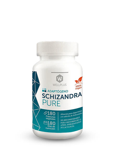 Schizandra Pure Wellplus – Adaptógeno Natural para Estrés y Energía 180 cápsulas Boutique de Piel