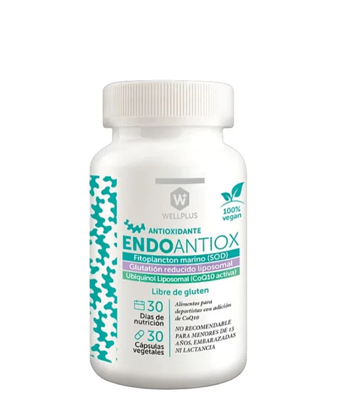 Edoantiox Wellplus – Antioxidante Liposomal con SOD, Glutatión y CoQ10 Activa