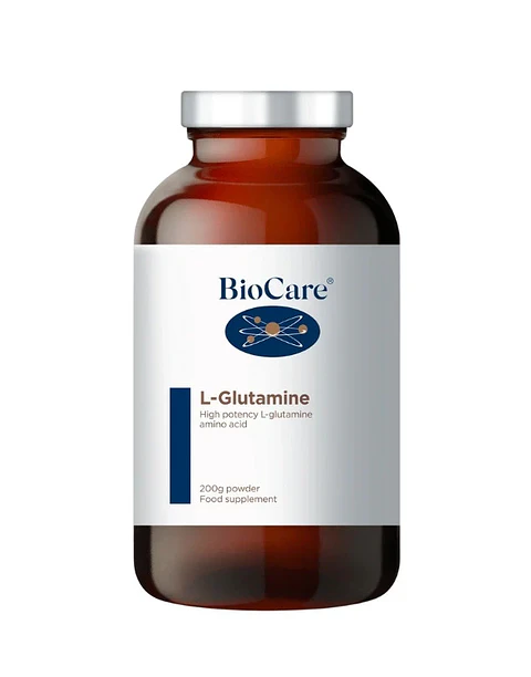 L-Glutamina Polvo Biocare – Aminoácido para Salud Intestinal y Recuperación 200 g