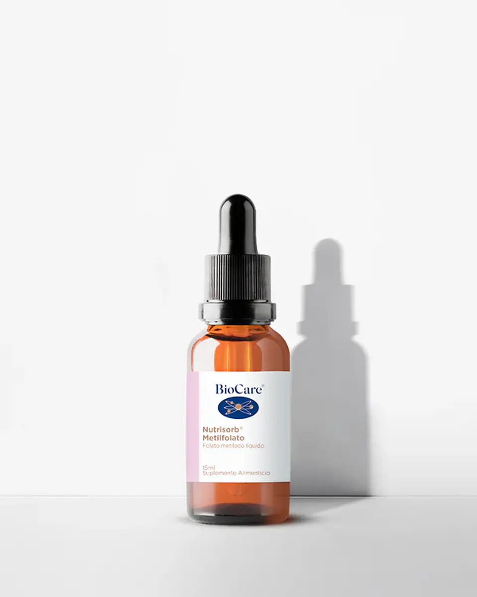 Nutrisorb Metilfolato Líquido Biocare – Vitamina B9 Activa (5-MTHF) en Gotas Alta Absorción 15 ml Boutique de Piel 1