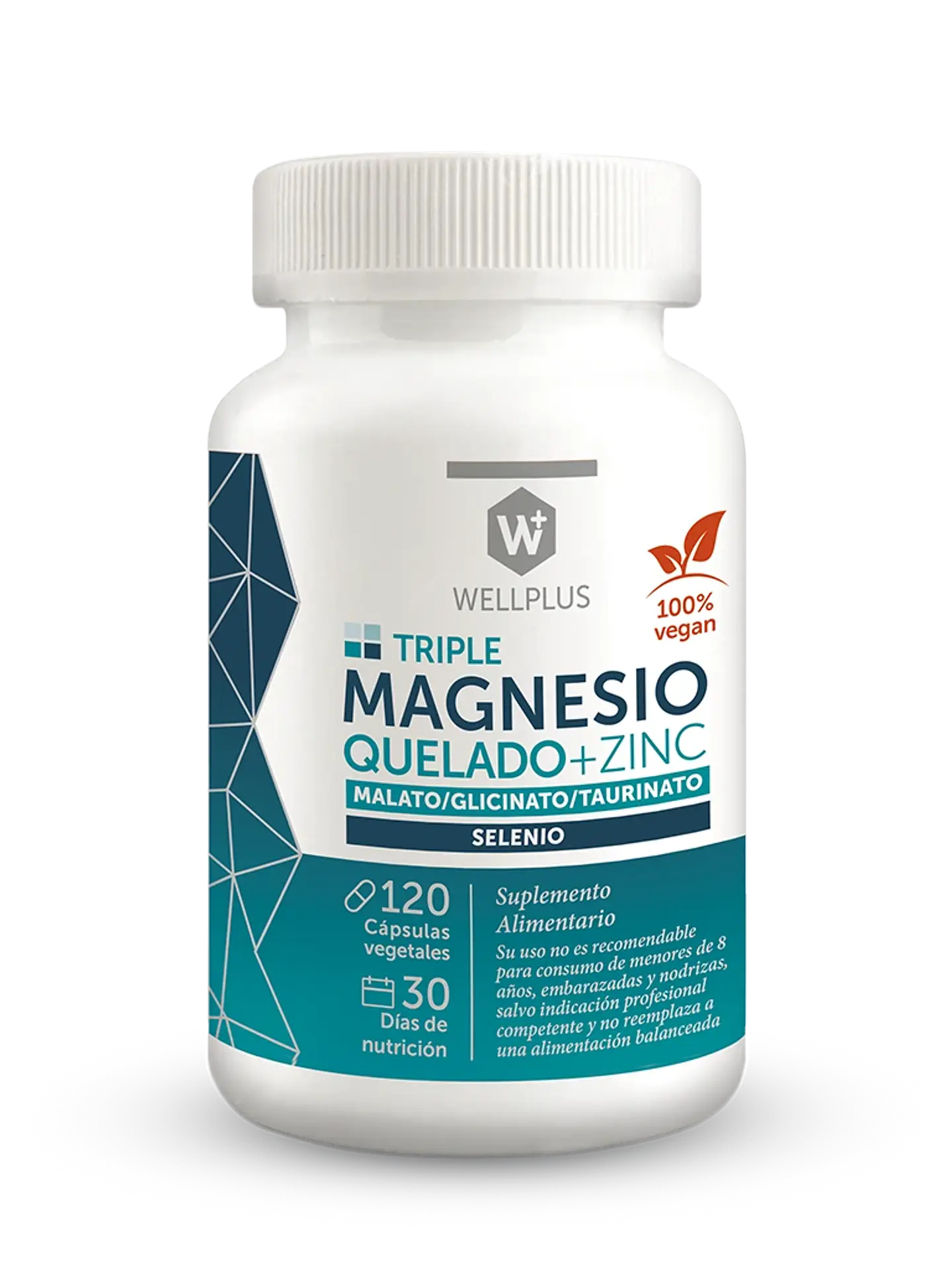 Triple Magnesio Quelado Wellplus – Magnesio con Zinc y Selenio | Boutique de Piel 1